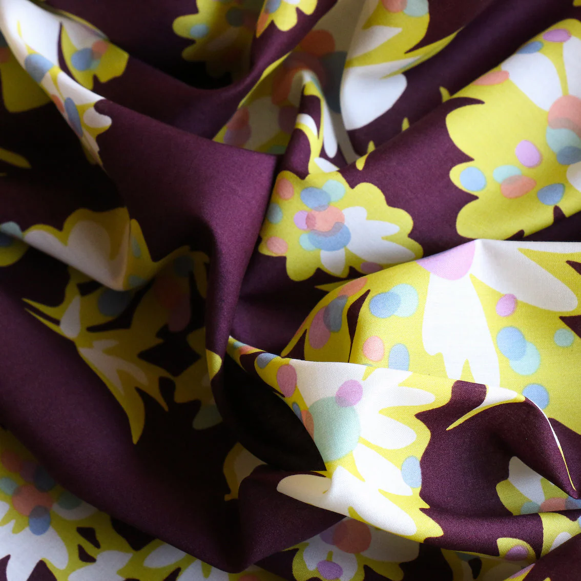 Optic Floral Plum - Liberty Tana Lawn™ - Image 2