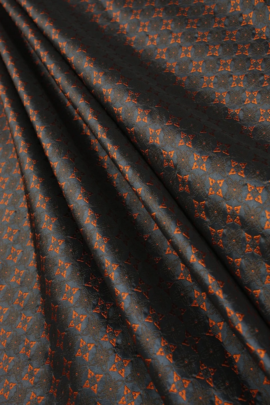 Orange Jacquard Stars - Image 3