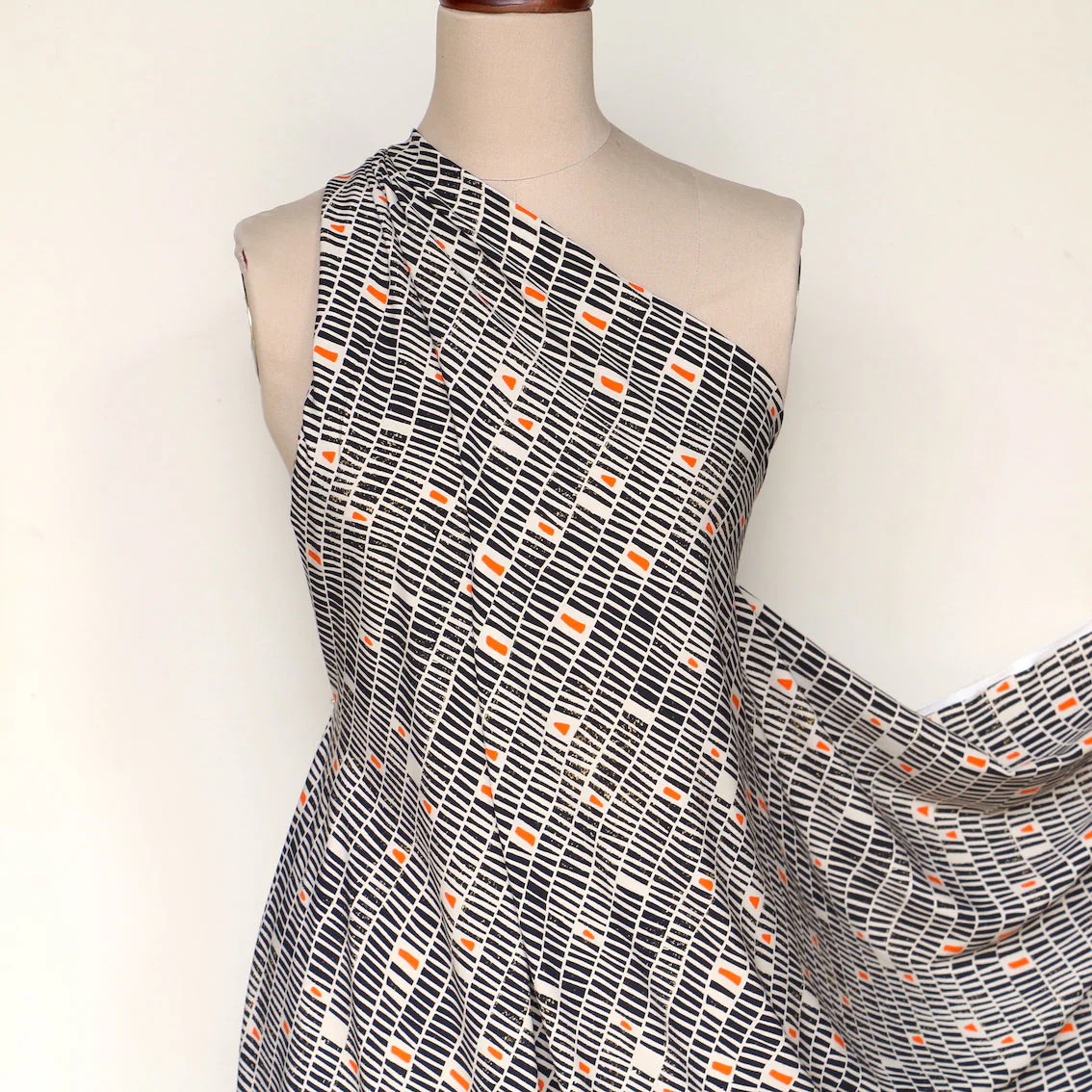 Orange Peel Trail Viscose Poplin - Image 6