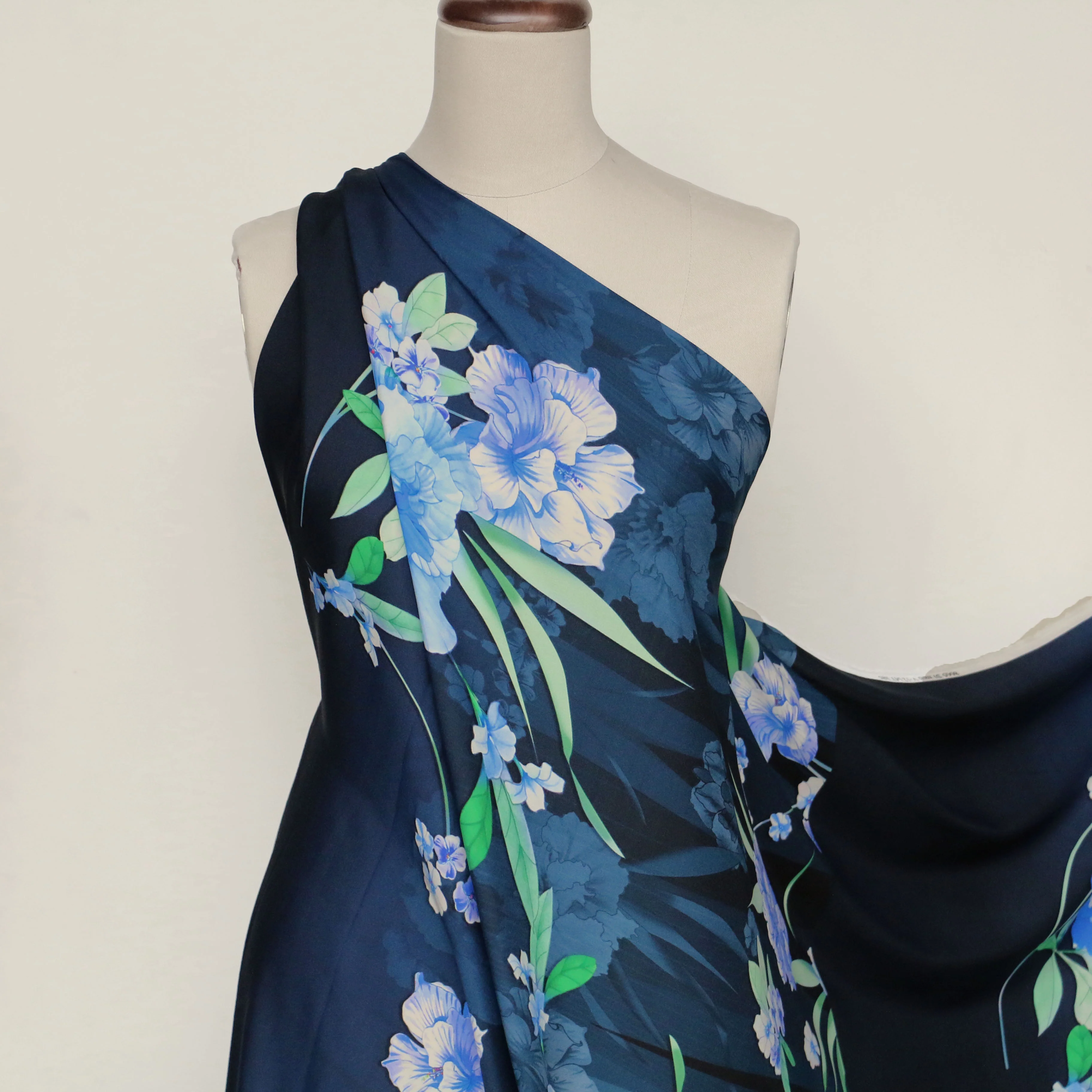 Orchid Blu Silk Satin - Panel Print - Image 6