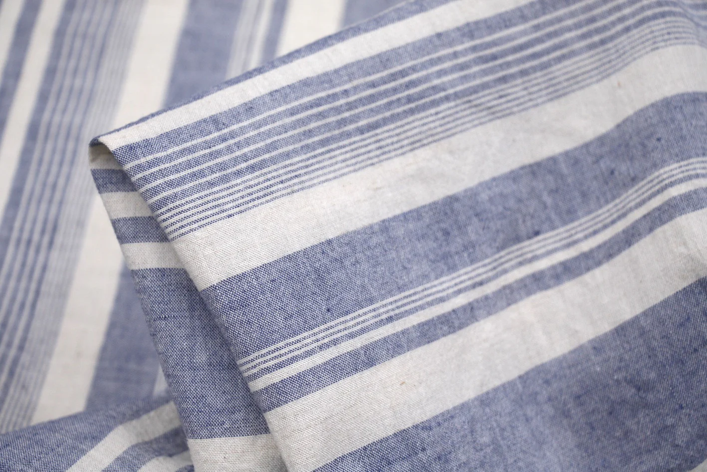 Organic Blue Stripe