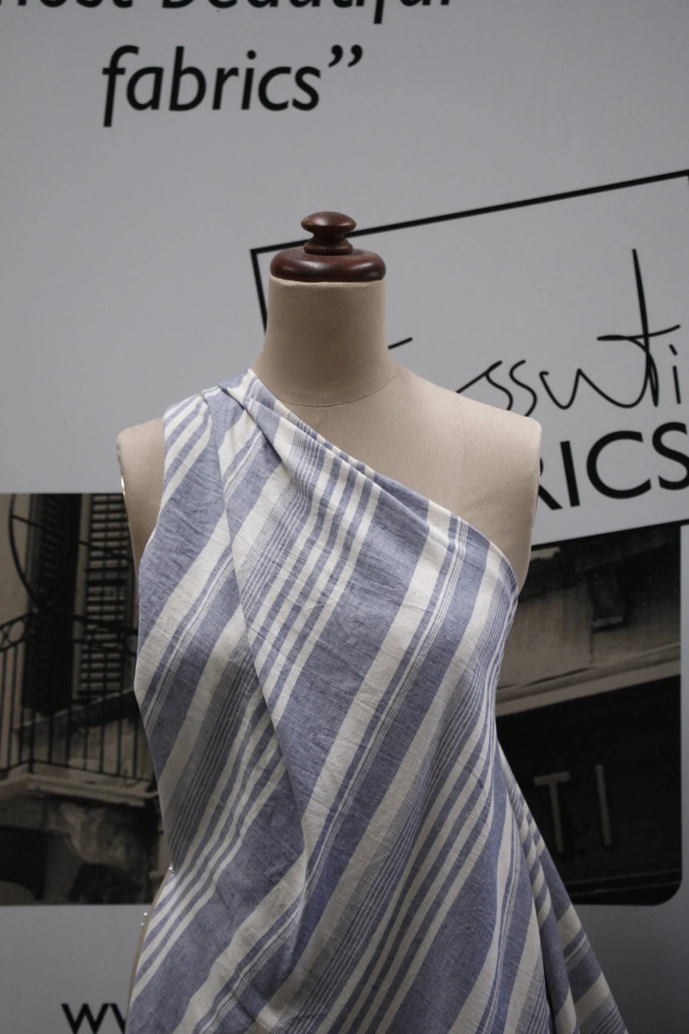 Organic Blue Stripe - Image 5