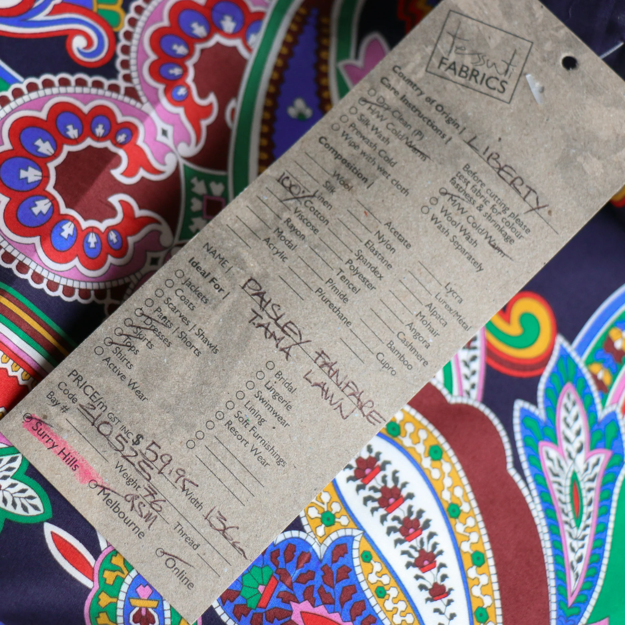 Paisley Fanfare - Liberty Tana Lawn™ - Image 4