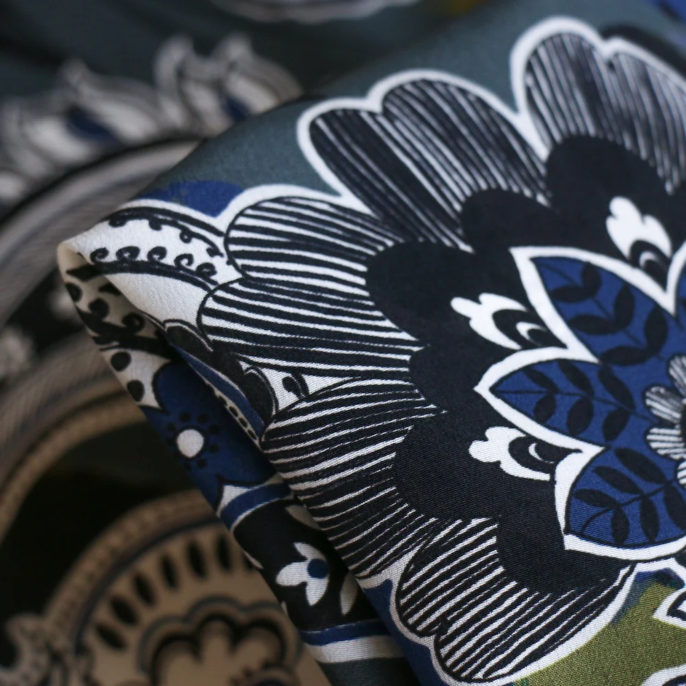Paisley Night Silk Crepe De Chine