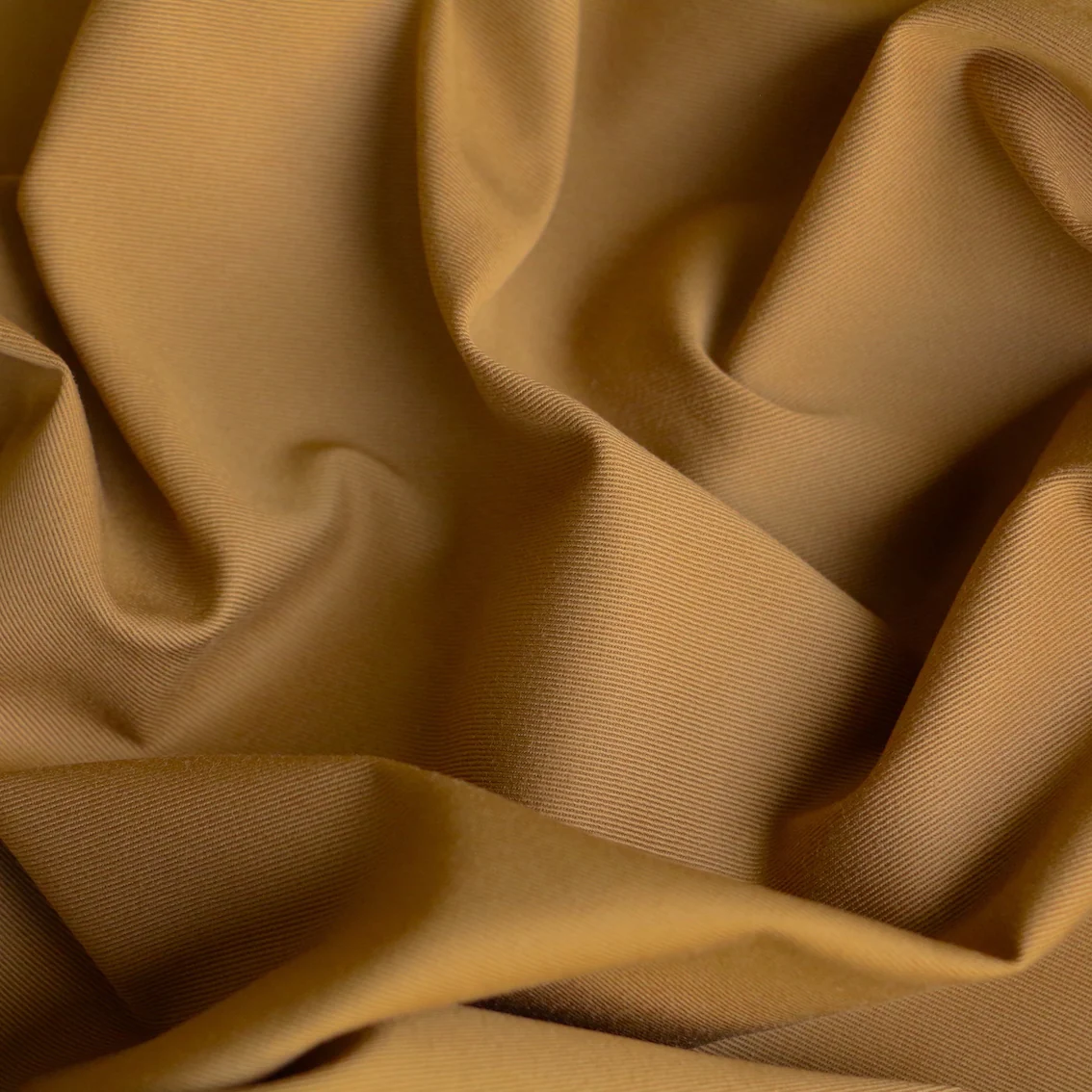 Palermo Tan Stretch Cotton Drill - Image 3
