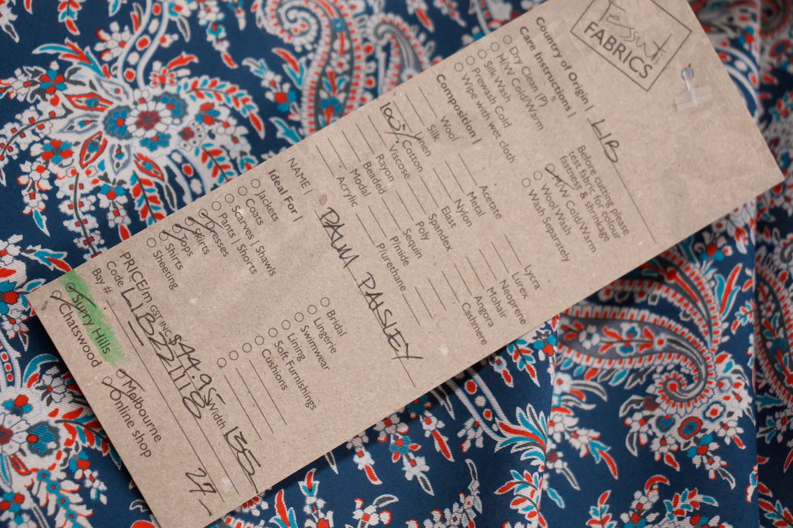 Palm Paisley - Tana Lawn - Image 3