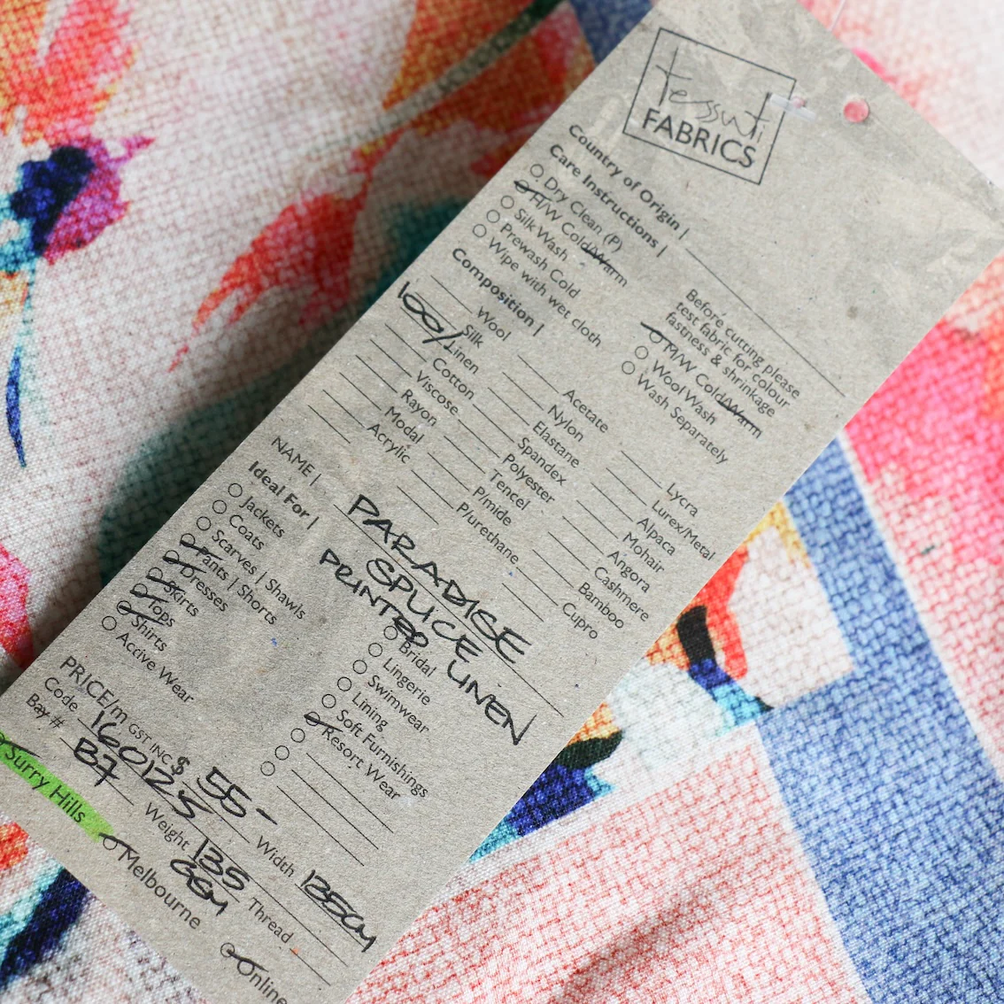 Paradise Splice Printed Linen - Image 5