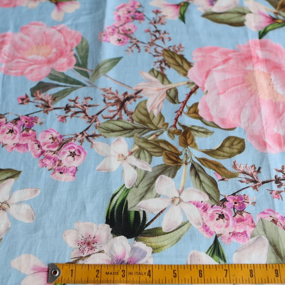Pastel Botanica - Printed Linen - Image 3
