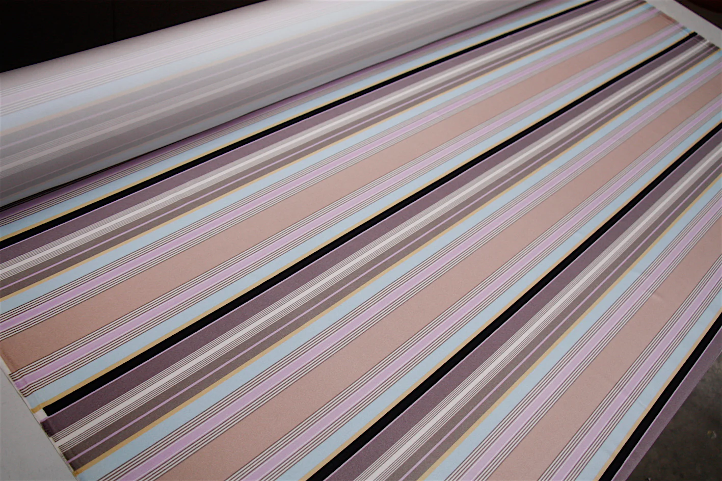 Pastel Candy Stripe  - Swimwear Fabric - Image 4
