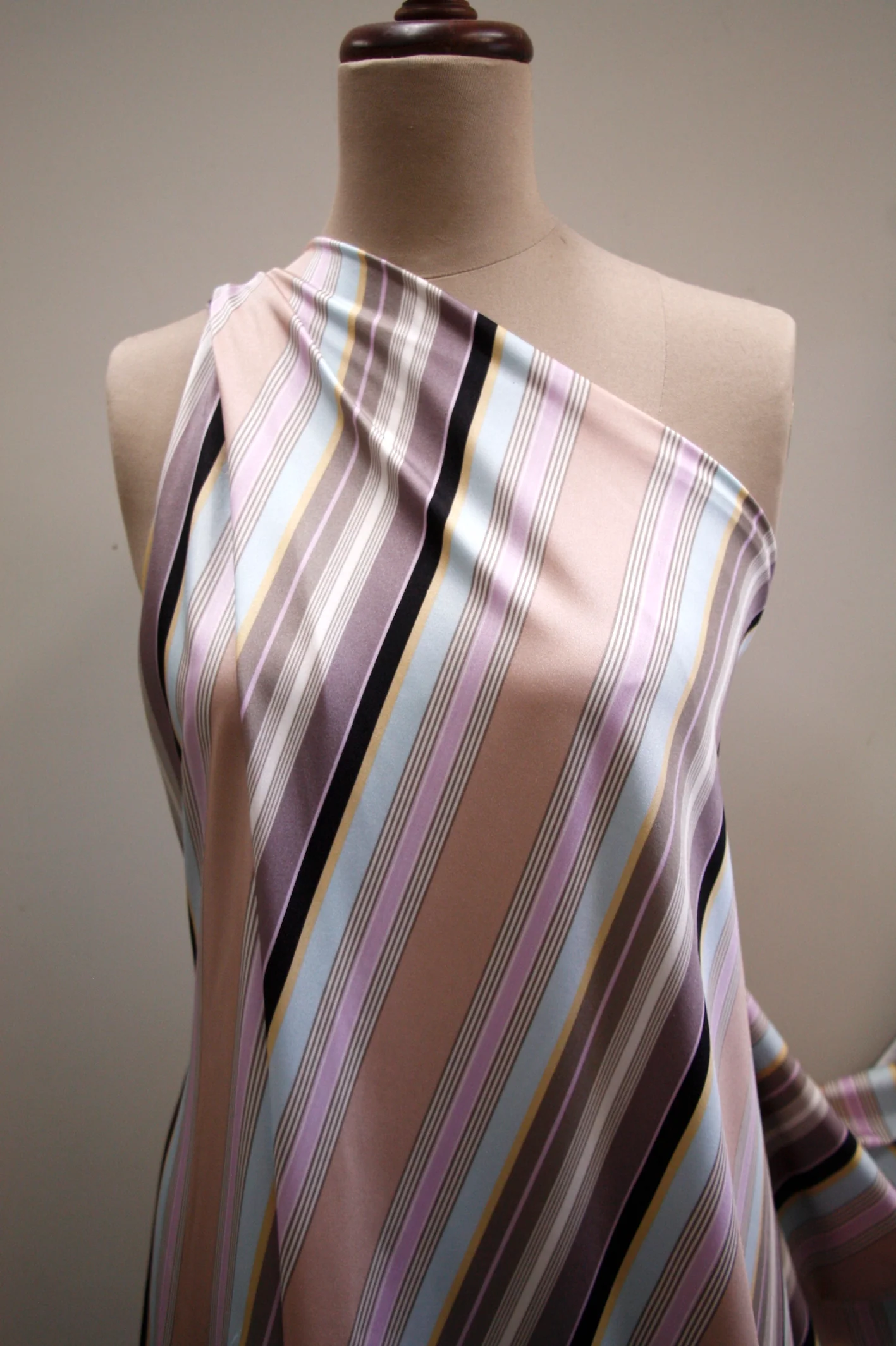 Pastel Candy Stripe  - Swimwear Fabric - Image 5