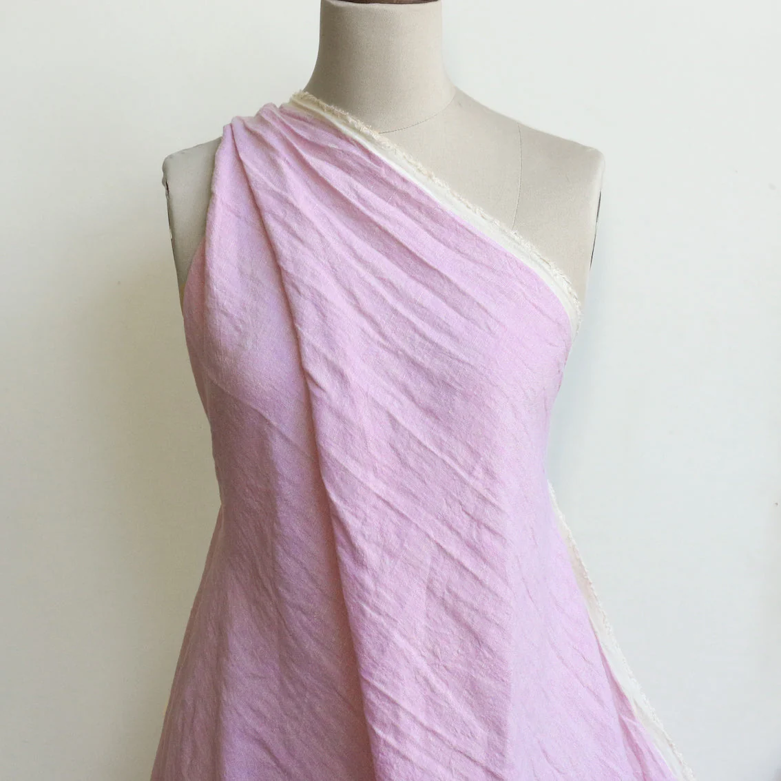 Pastille Pink Washed Linen - Image 4