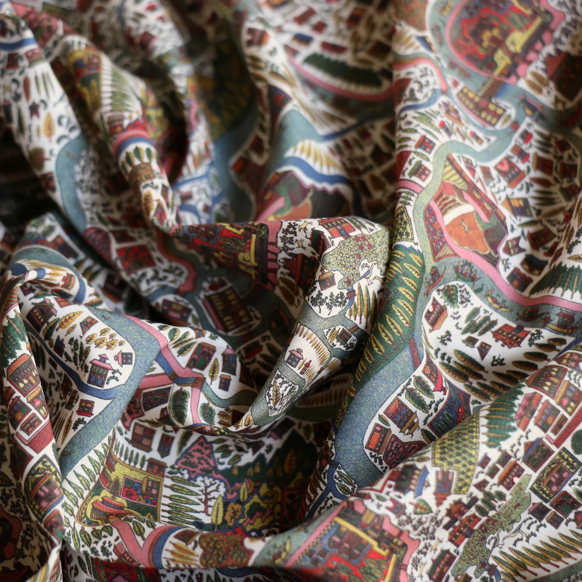 Pattern Map Green Liberty Tana Lawn™ - Image 2