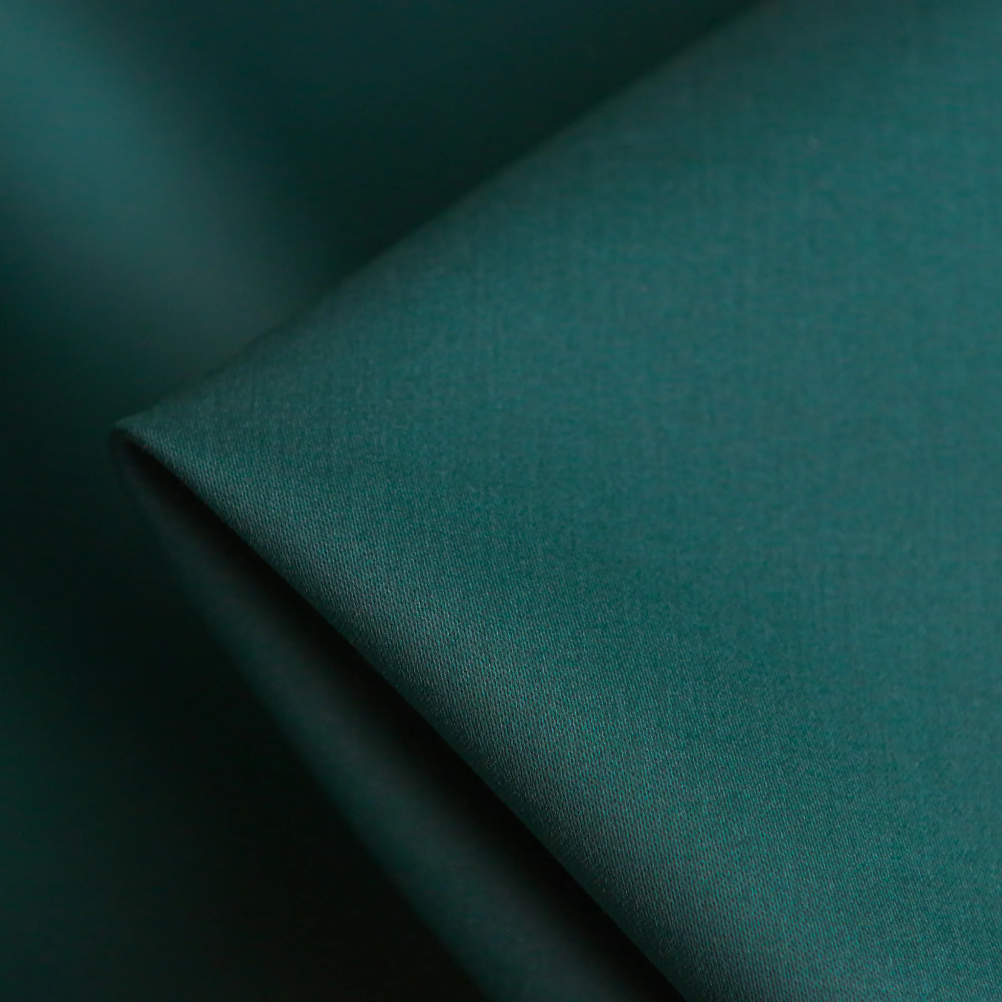 Peacock Stretch Cotton Sateen