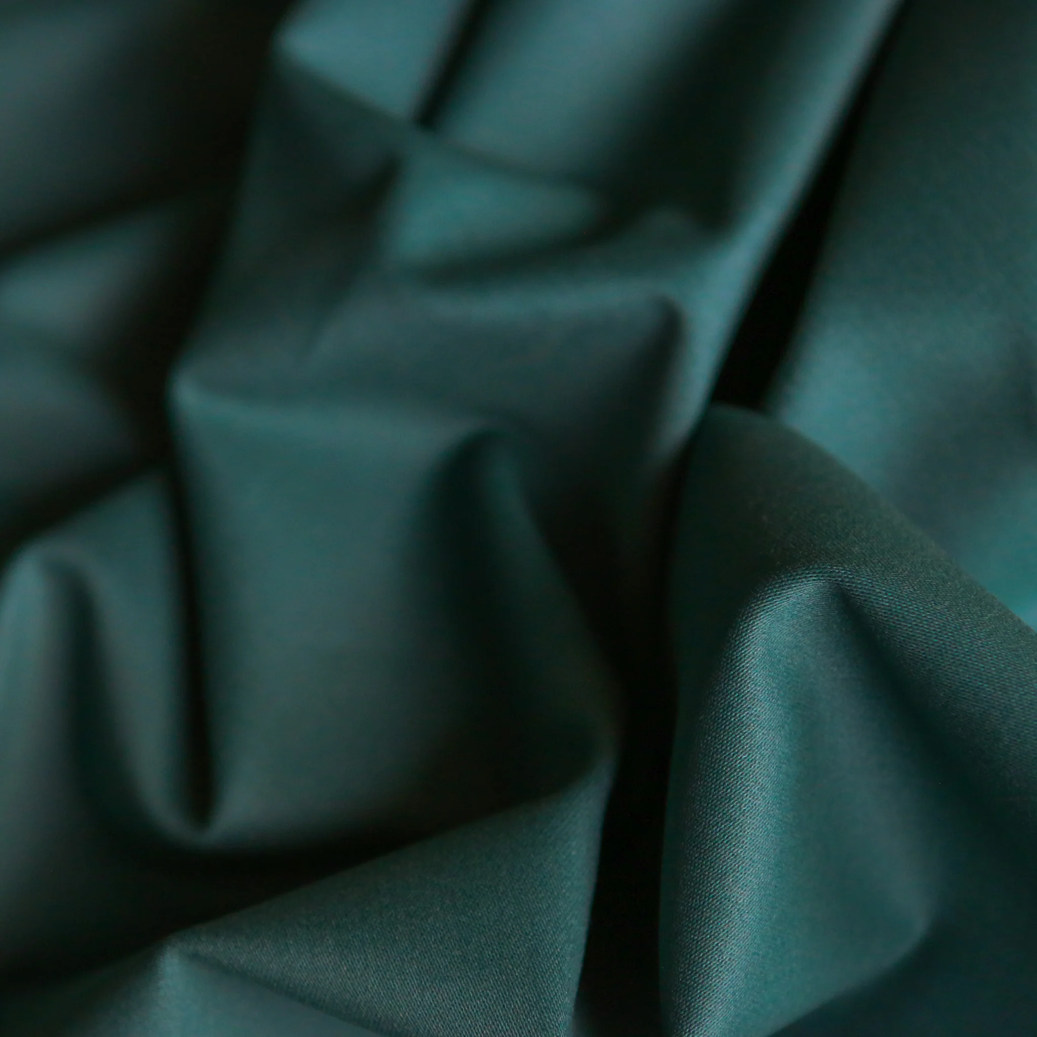 Peacock Stretch Cotton Sateen - Image 2