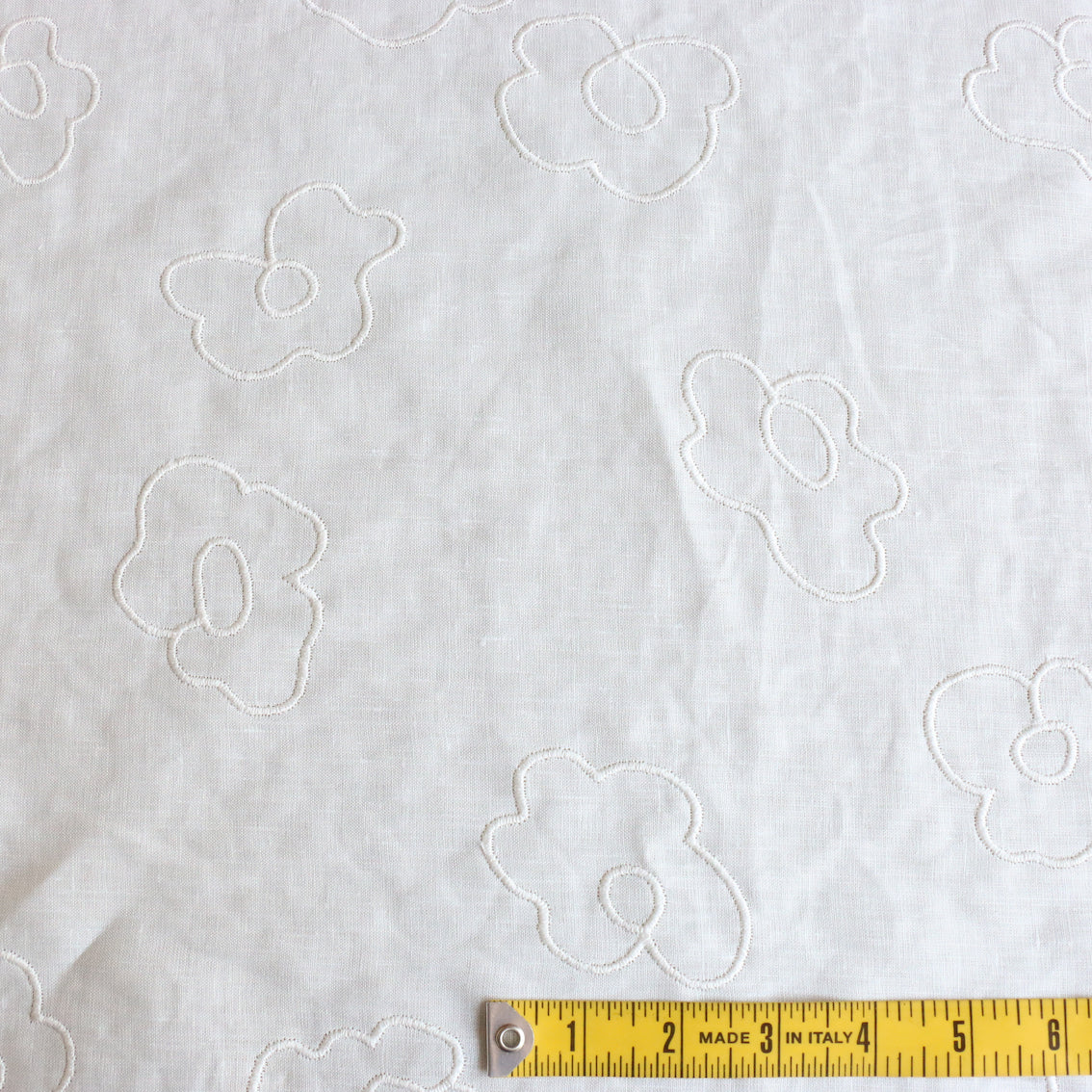 Peonia Lino - Emboidered Hanky Linen - Image 3