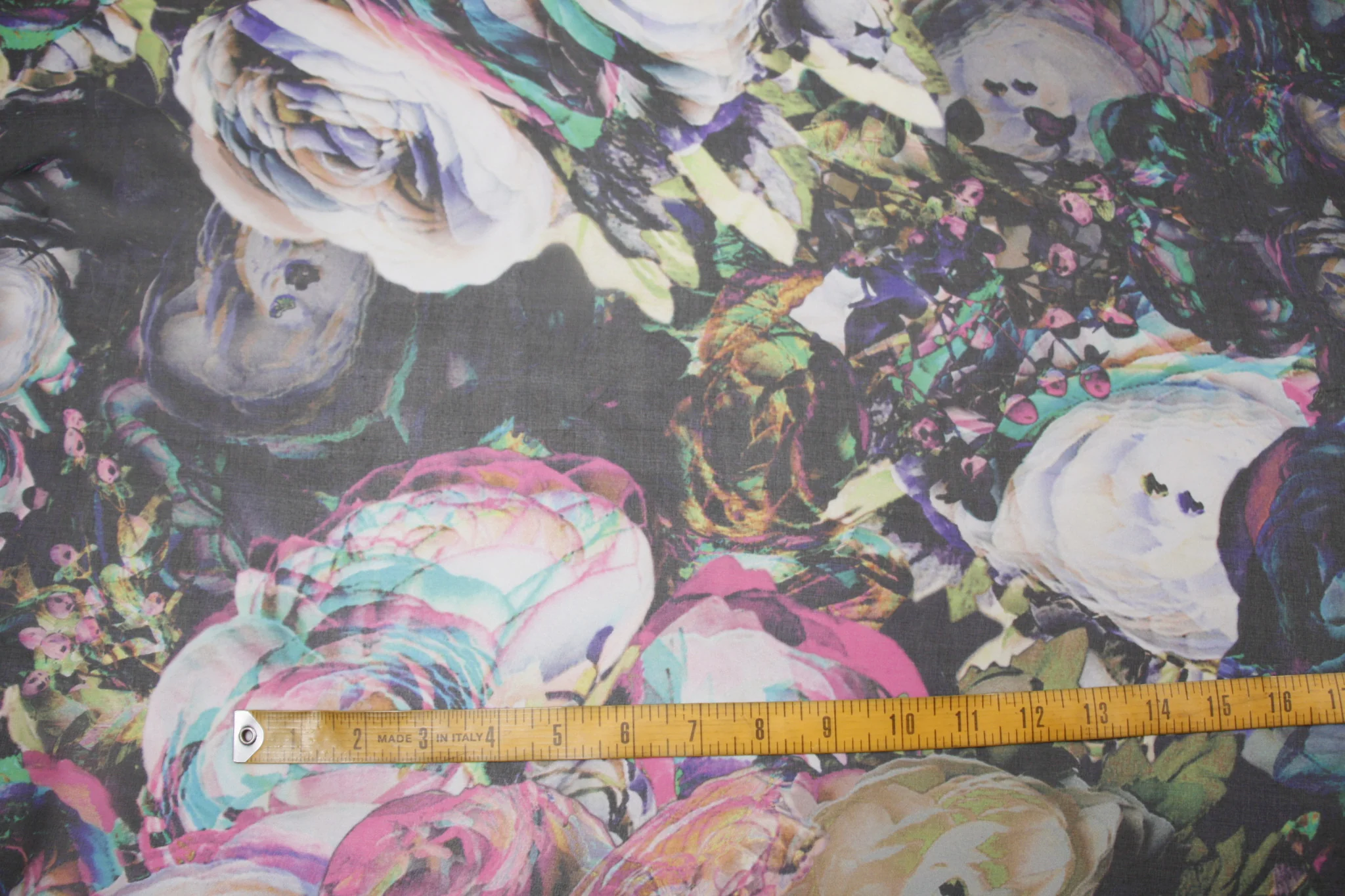 Peonies Dream Pink - Silk Chiffon - Image 2