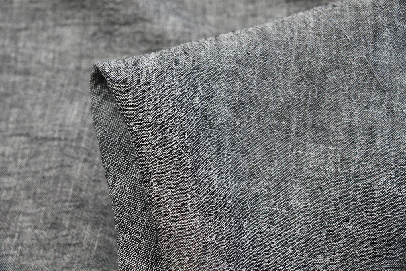 Pepper Crush - Crinkle Linen