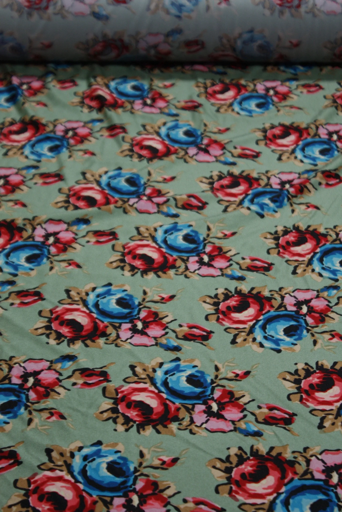Perfume Stretch Green - Swimwear Fabric - Image 2