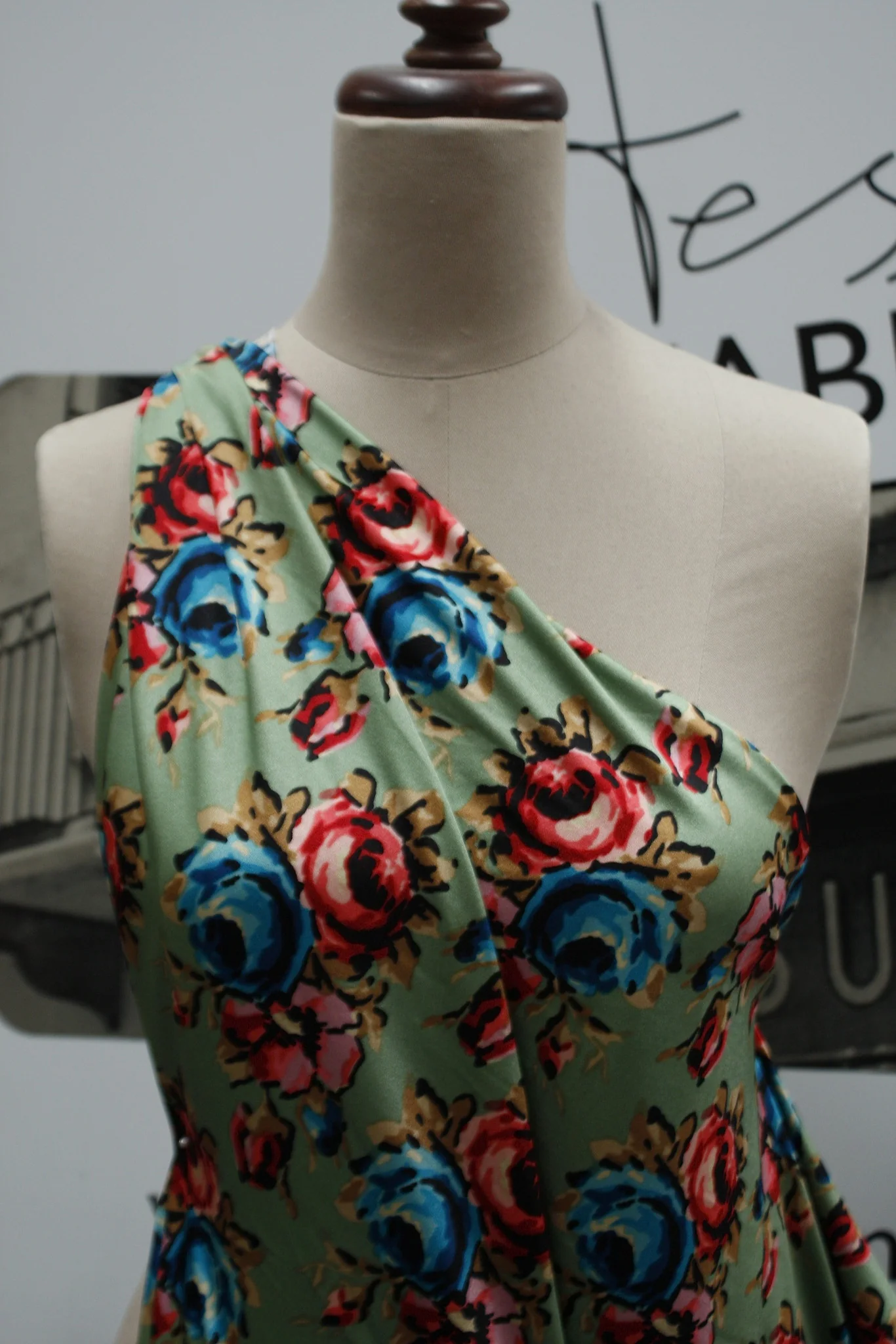 Perfume Stretch Green - Swimwear Fabric - Image 5