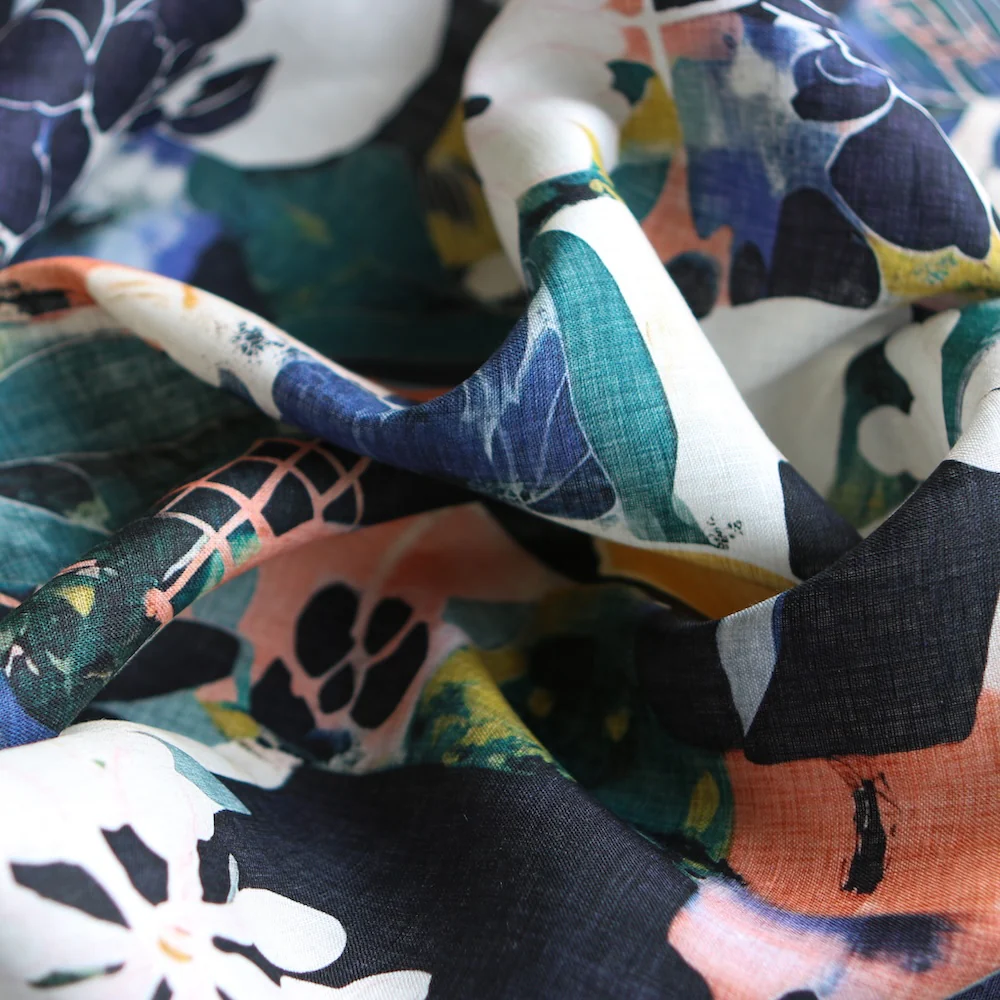 Petal Pop Printed Linen - Image 2