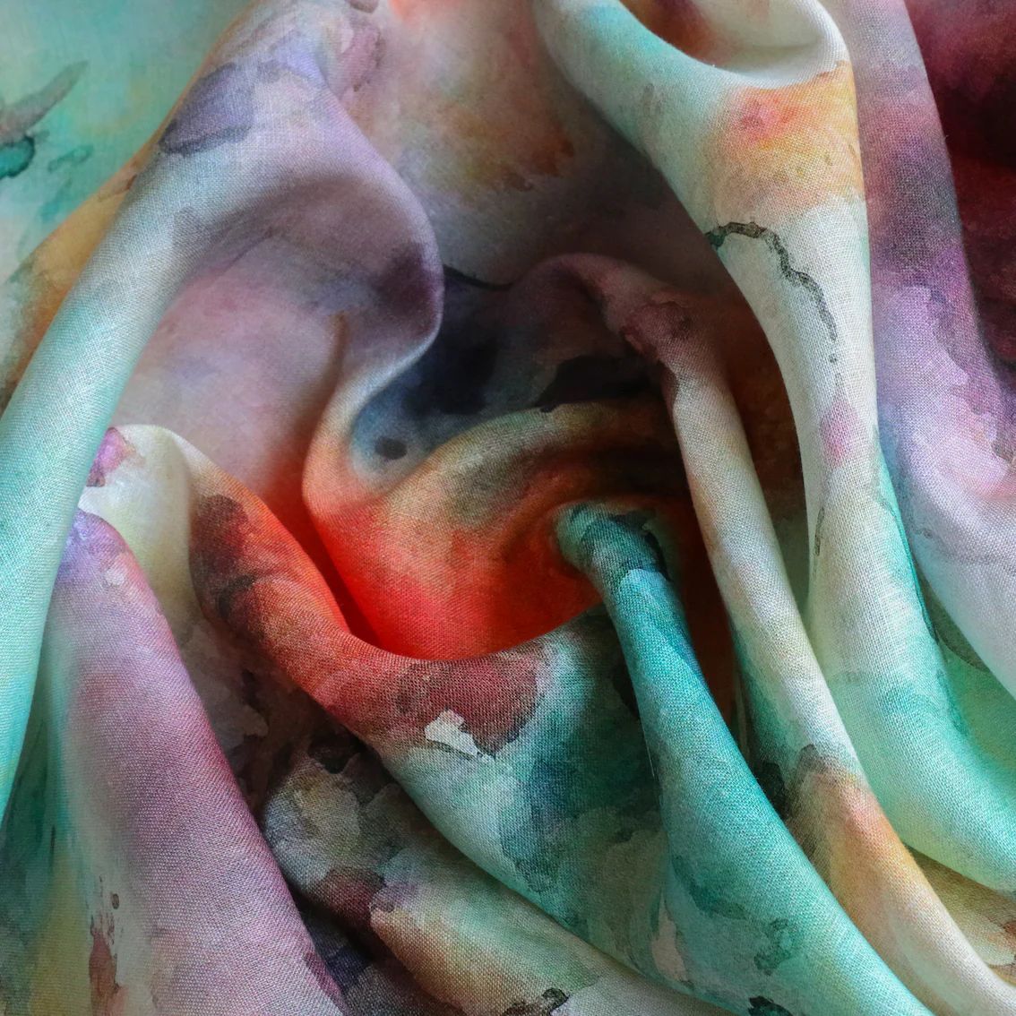 Petal Reflections - Printed Linen - Image 2