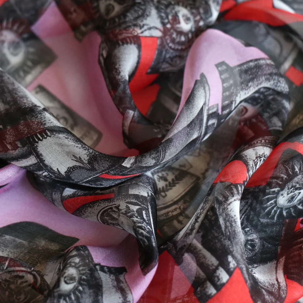 Piero's Cups Silk Chiffon - Image 2
