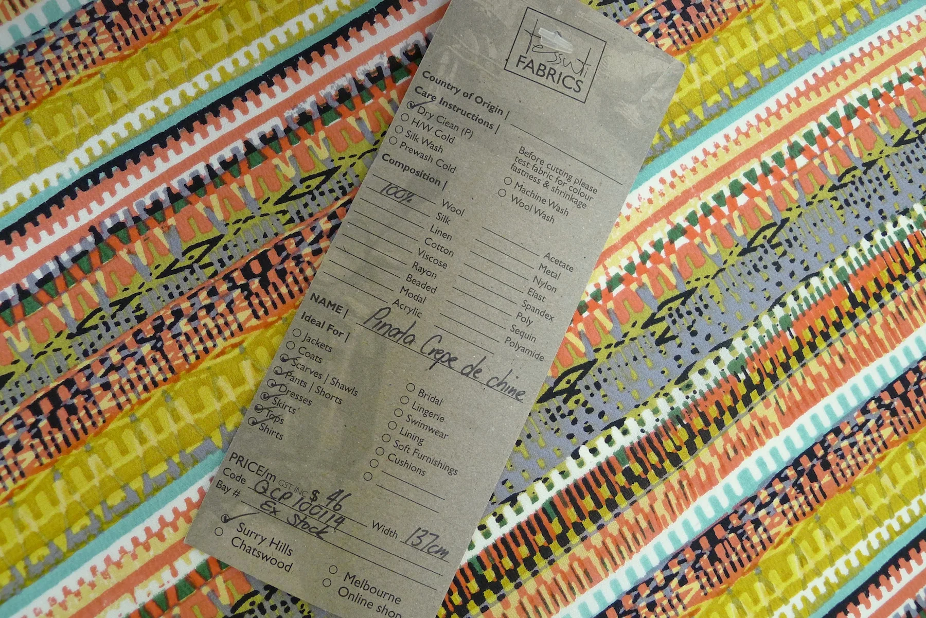 Pinata Crepe de Chine - Image 7