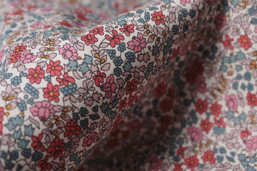 Pink Emilia's Flowers - Tana Lawn - Image 3