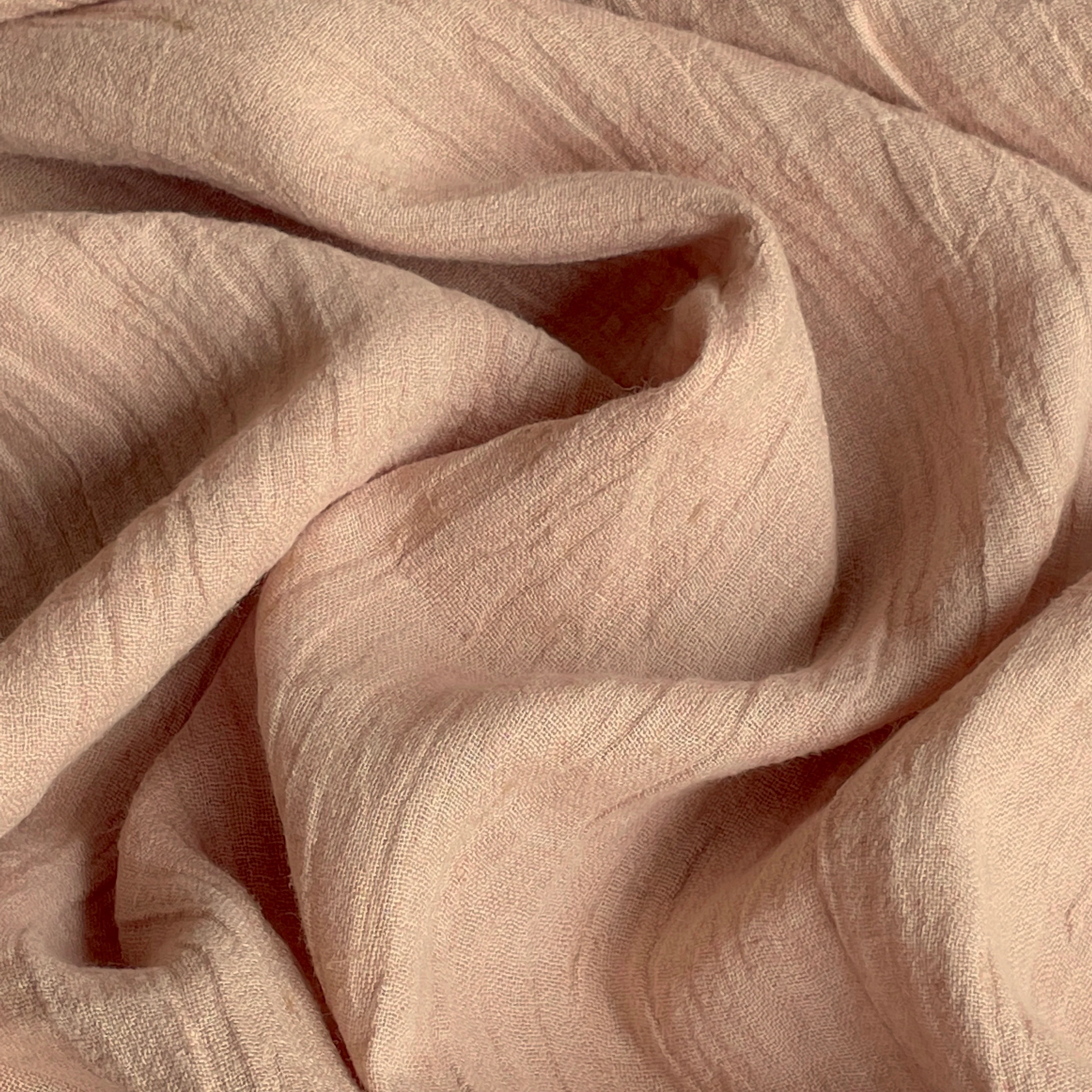 Pink Salt Crinkle Linen - Image 2
