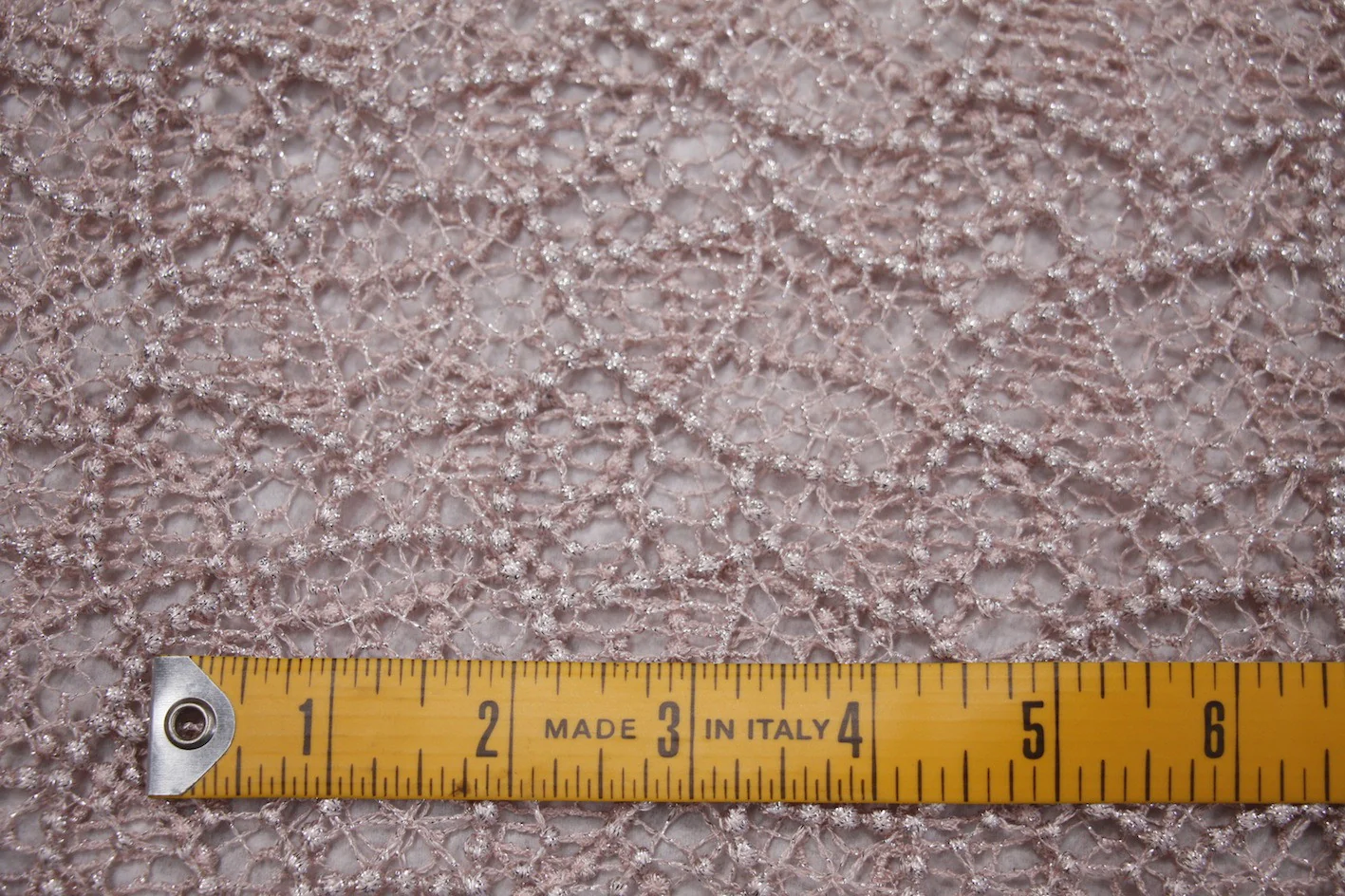 Pink Spot Guipure Lace - Image 3