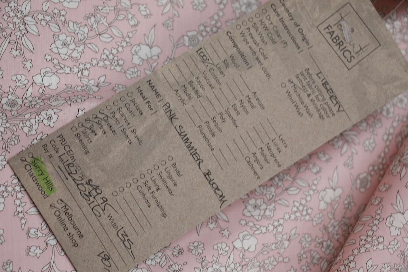 Pink Summer Bloom - Liberty Of London - Image 3