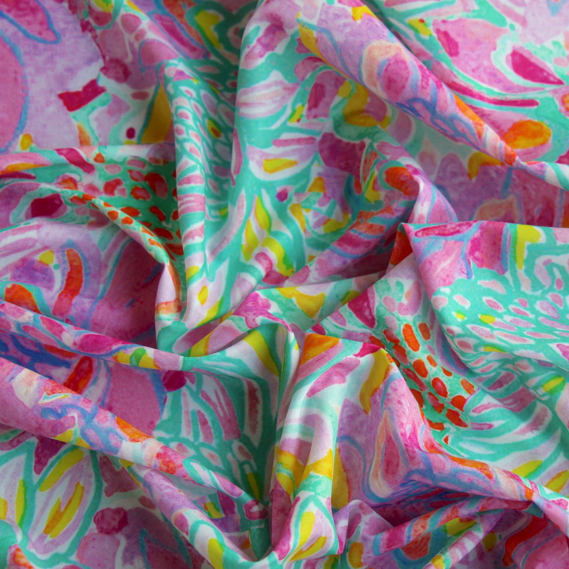 Pink Waratah Cotton Voile - Image 2