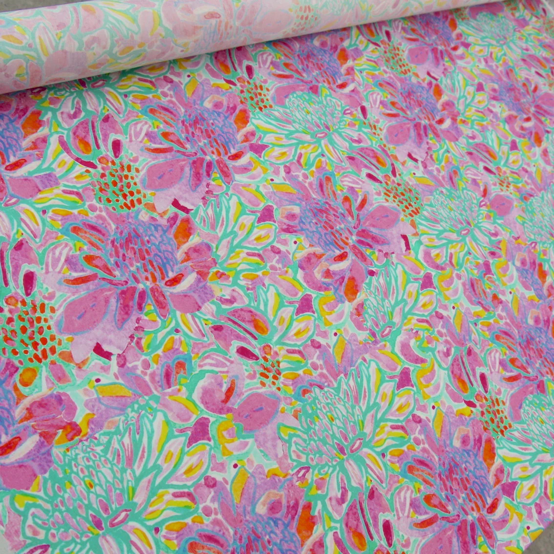Pink Waratah Cotton Voile - Image 4