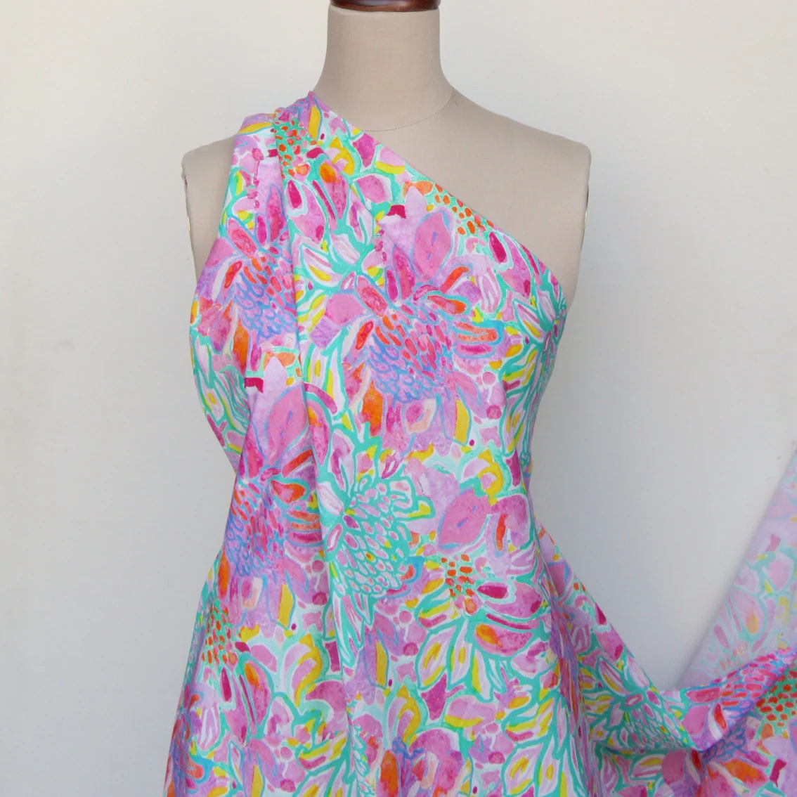 Pink Waratah Cotton Voile - Image 5