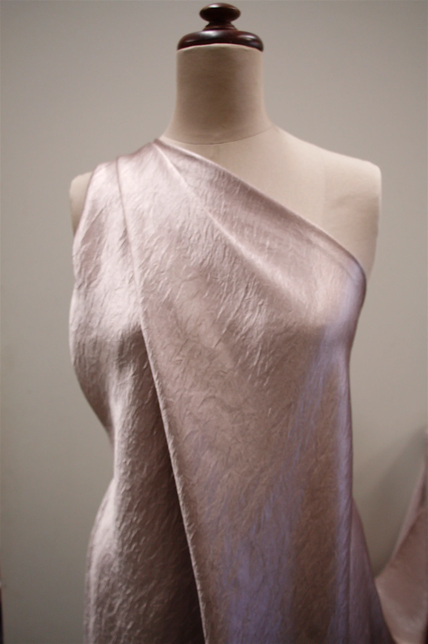 Pink Wrinkle - Acetate Vintage Satin - Image 3