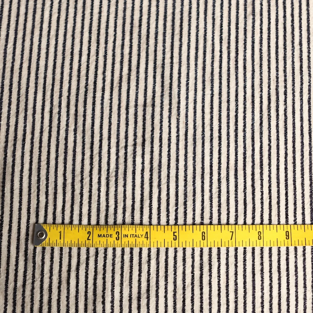 Pistoia Stripe Natural Linen/Rayon - Image 3