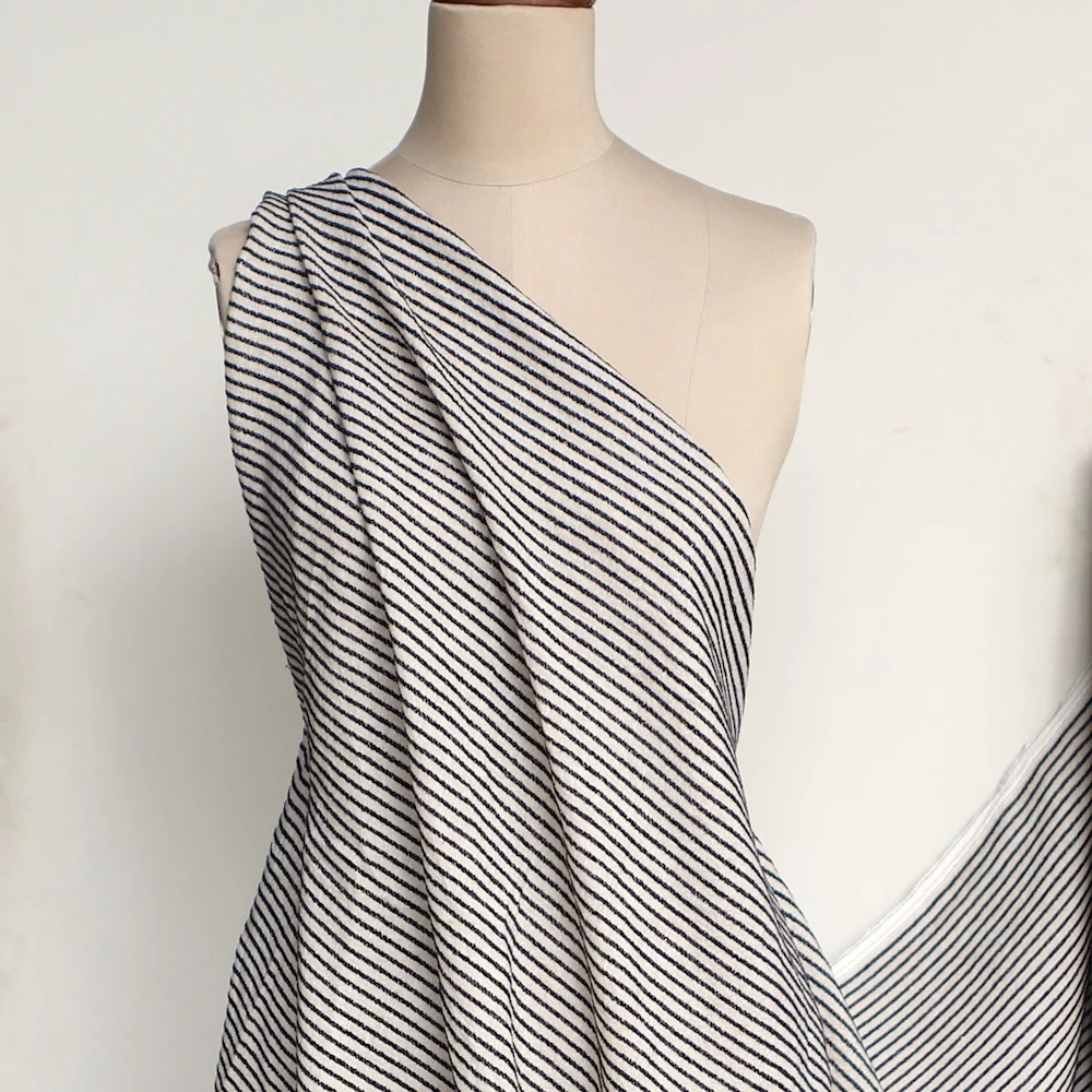 Pistoia Stripe Natural Linen/Rayon - Image 6