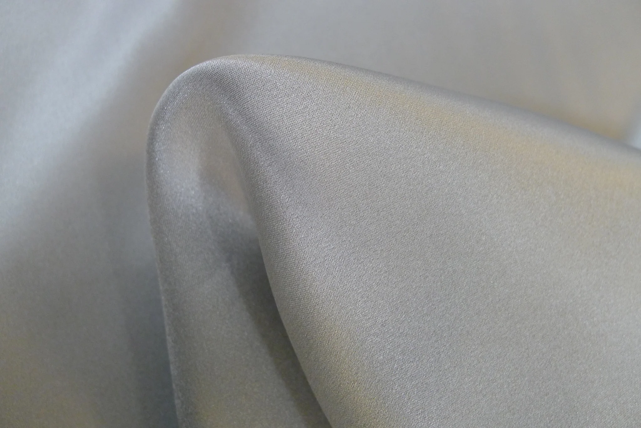 Platinum Silver Satin