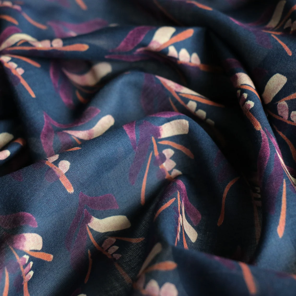 Plum Forest Cotton/Silk Voile - Image 2