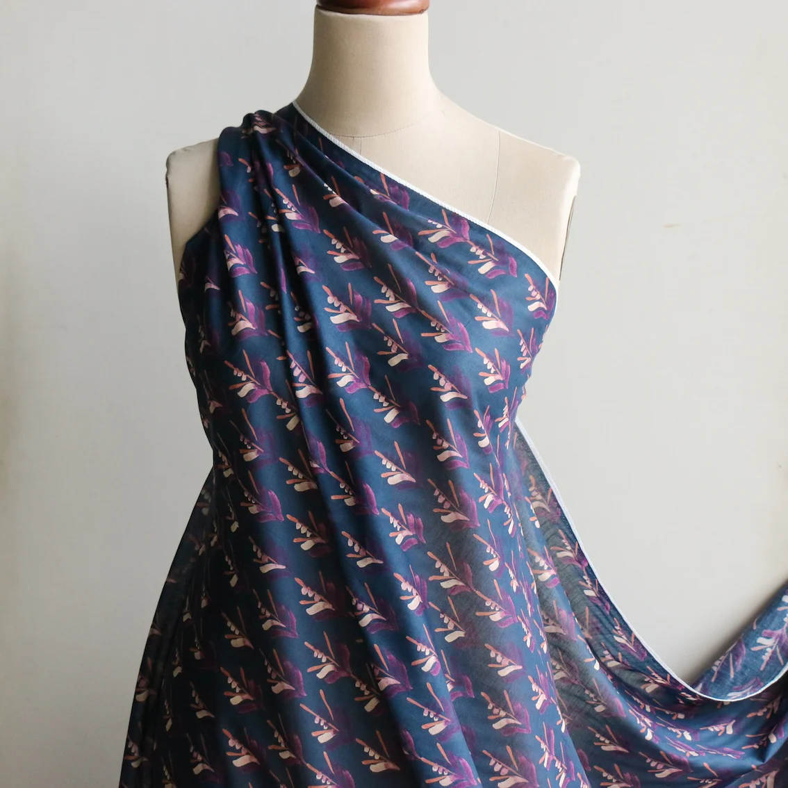 Plum Forest Cotton/Silk Voile - Image 5