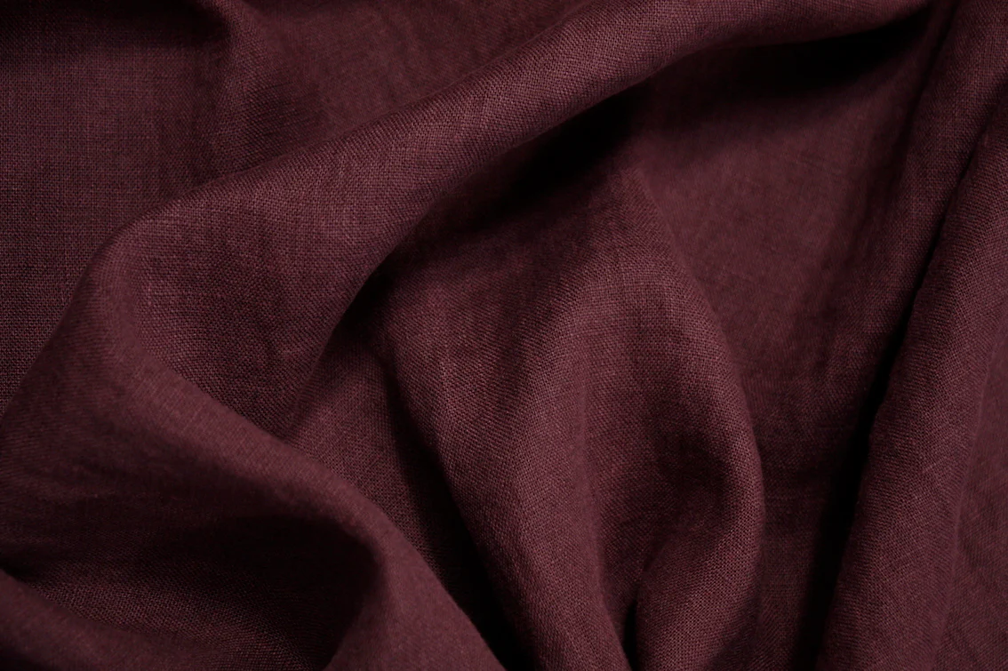 Plum Jam Washed Linen - Image 2