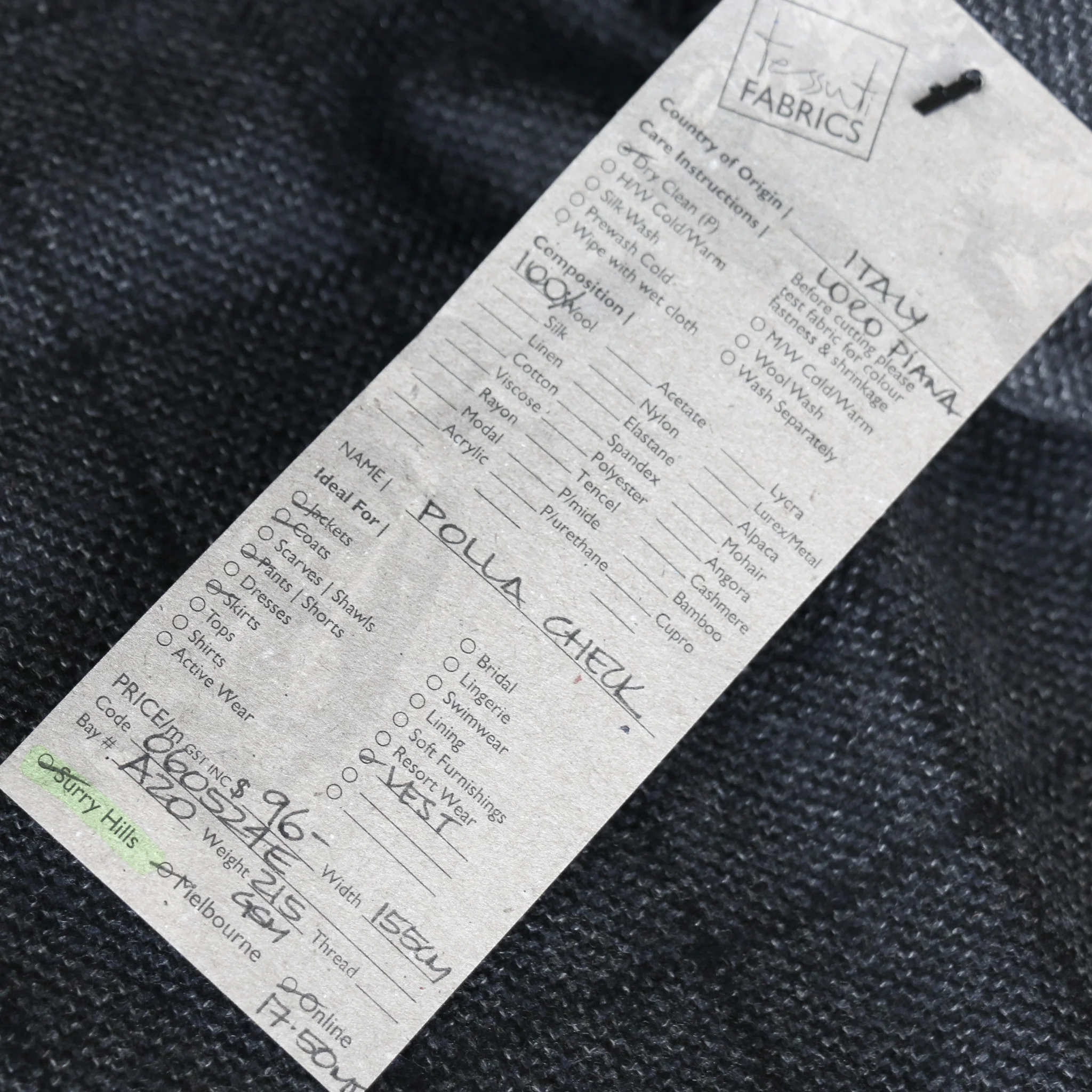 Polla Check Wool - Image 4