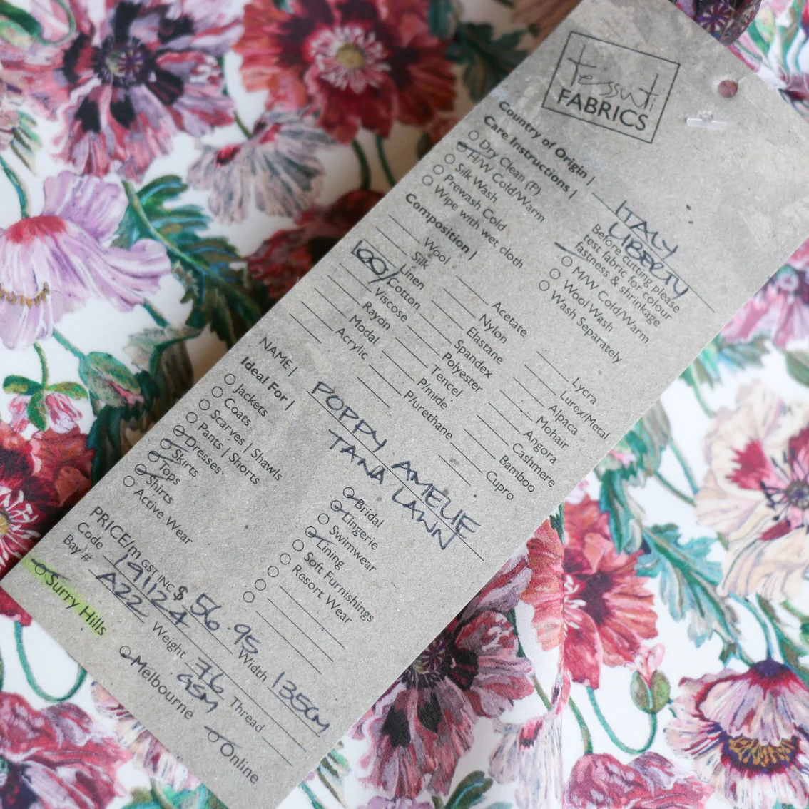 Poppy Amelia - Liberty Tana Lawn⢠- Image 4