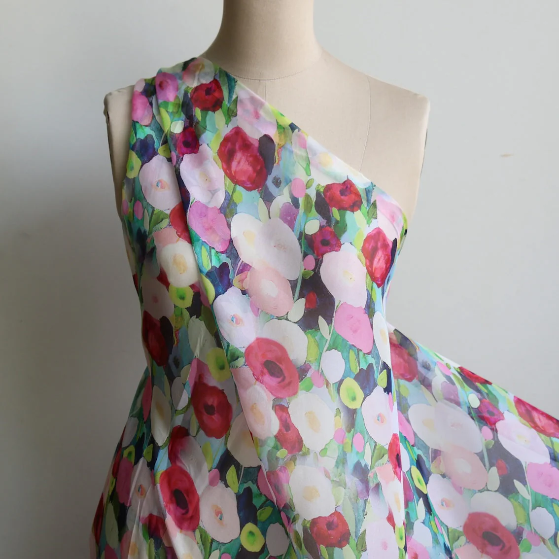Poppy Bliss Silk Chiffon - Image 5