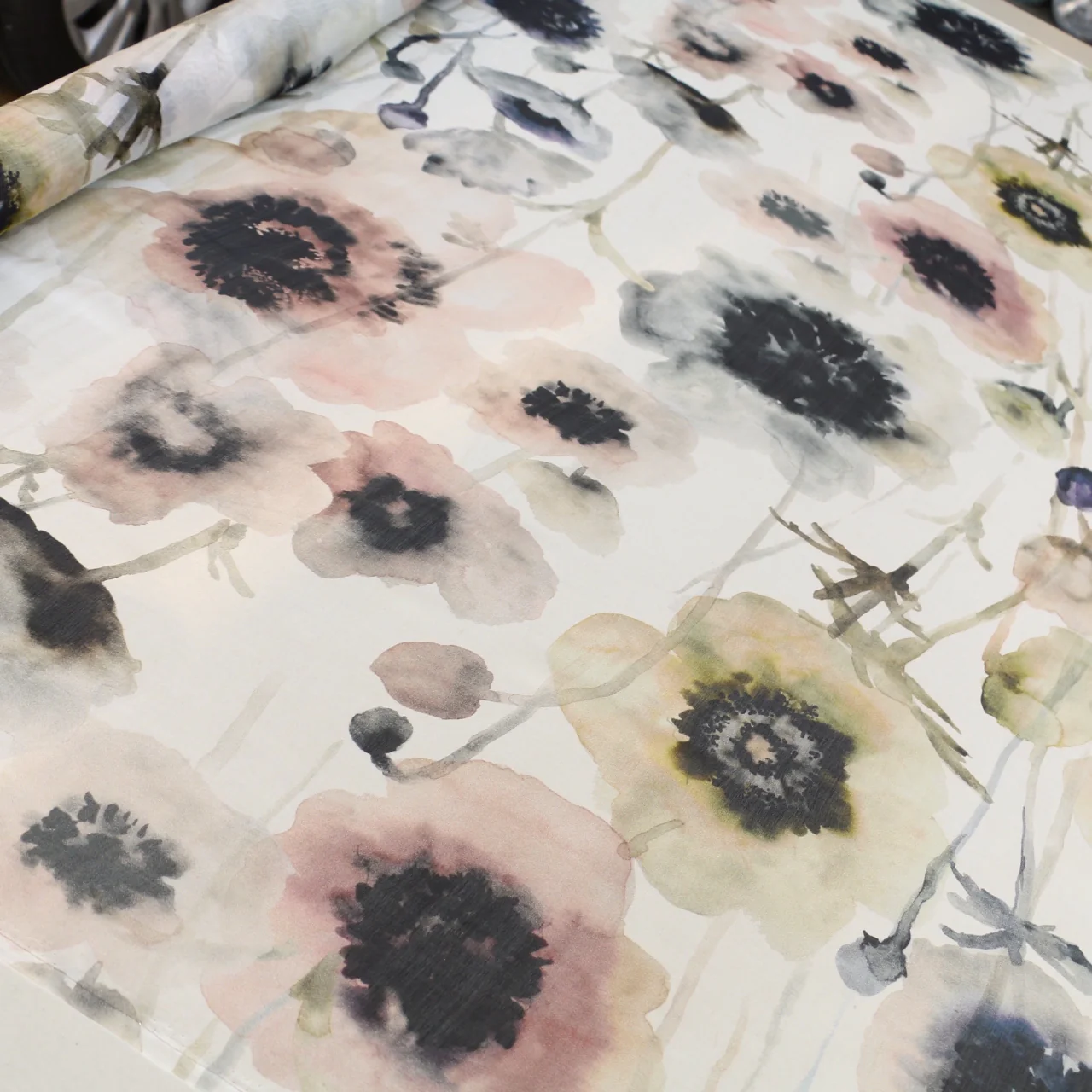 Poppy Impressions Silk Chiffon - Image 5