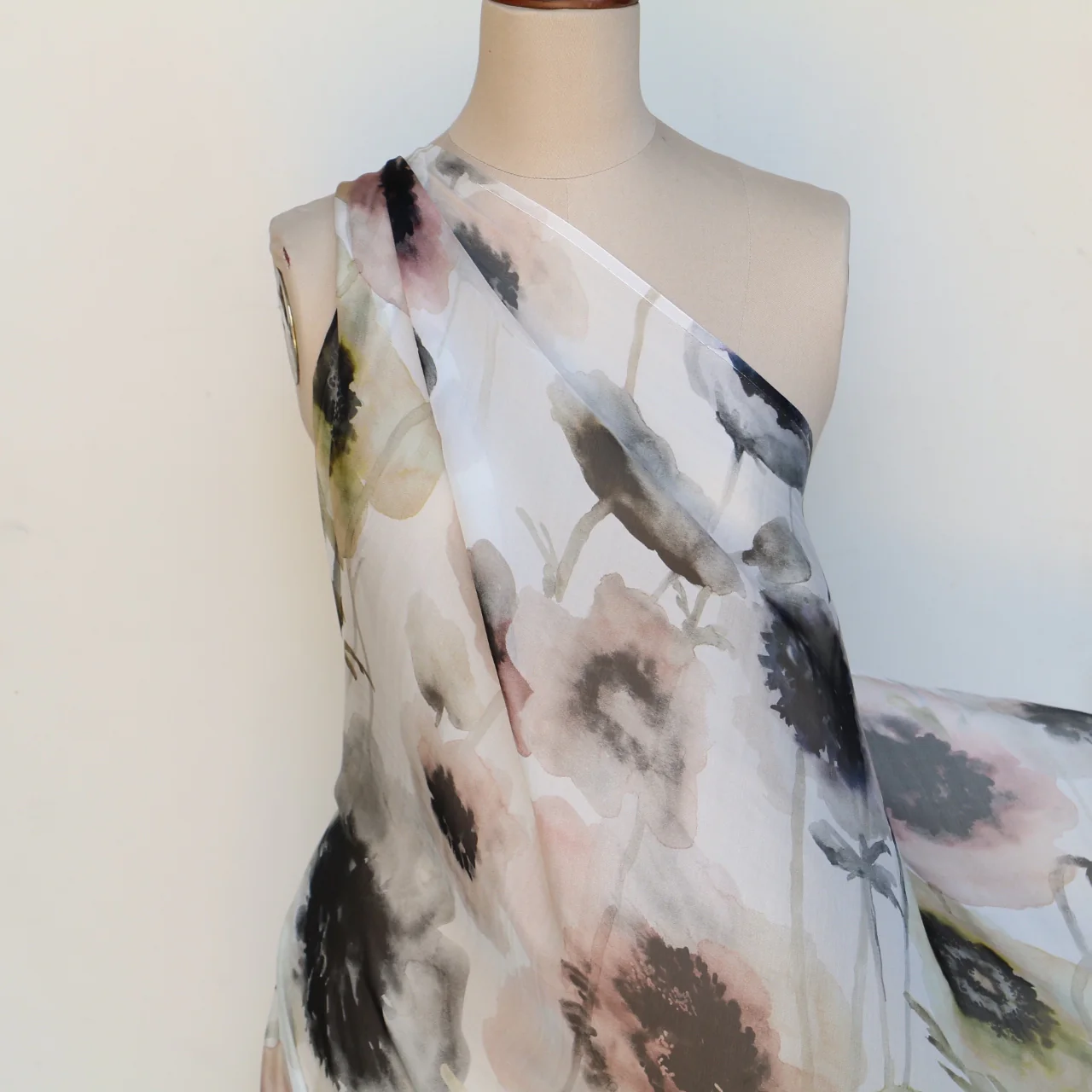 Poppy Impressions Silk Chiffon - Image 6