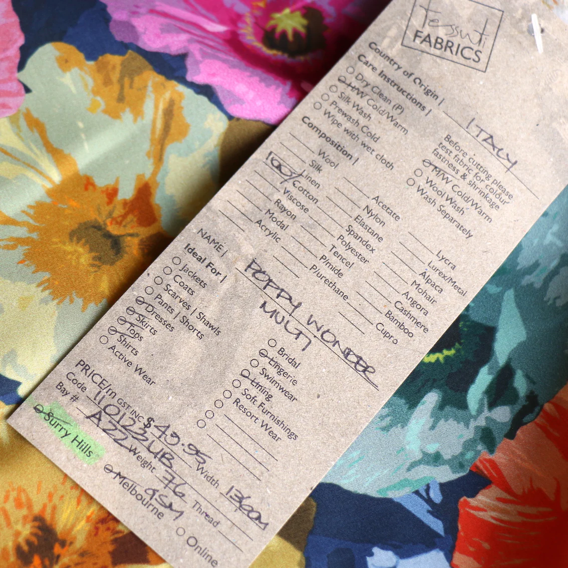 Poppy Wonder Multi Liberty Tana Lawn™ - Image 4