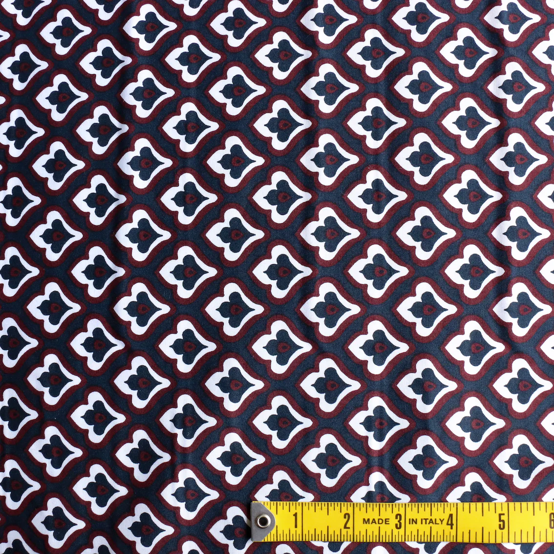 Porcelain Navy Stretch Cotton - Image 3