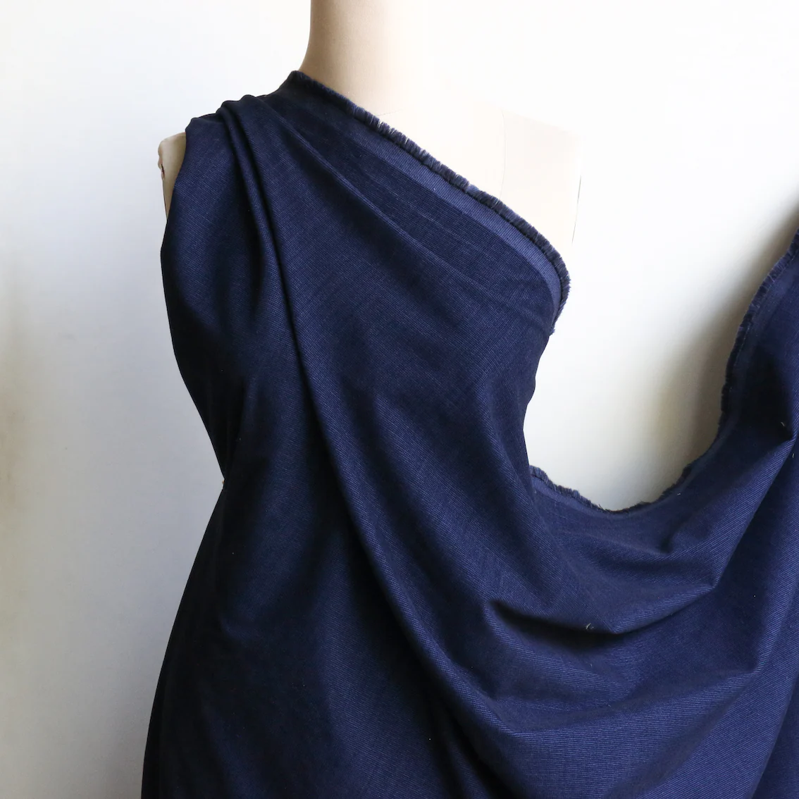 Portofino Navy Cotton/Wool Corduroy - Image 4