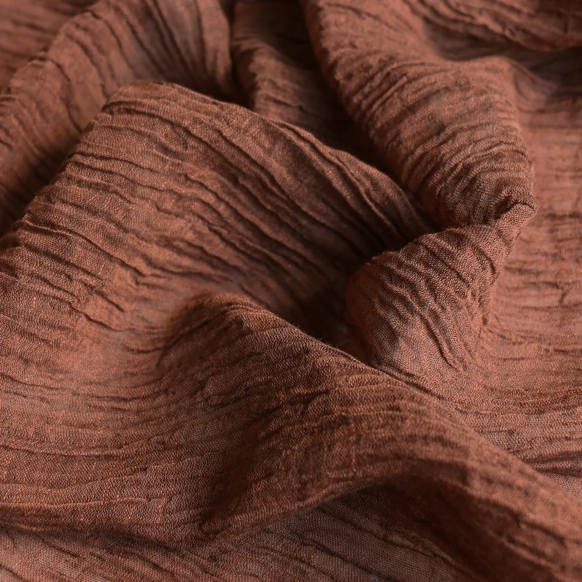 Portsea Terra Crinkle Linen - Image 2